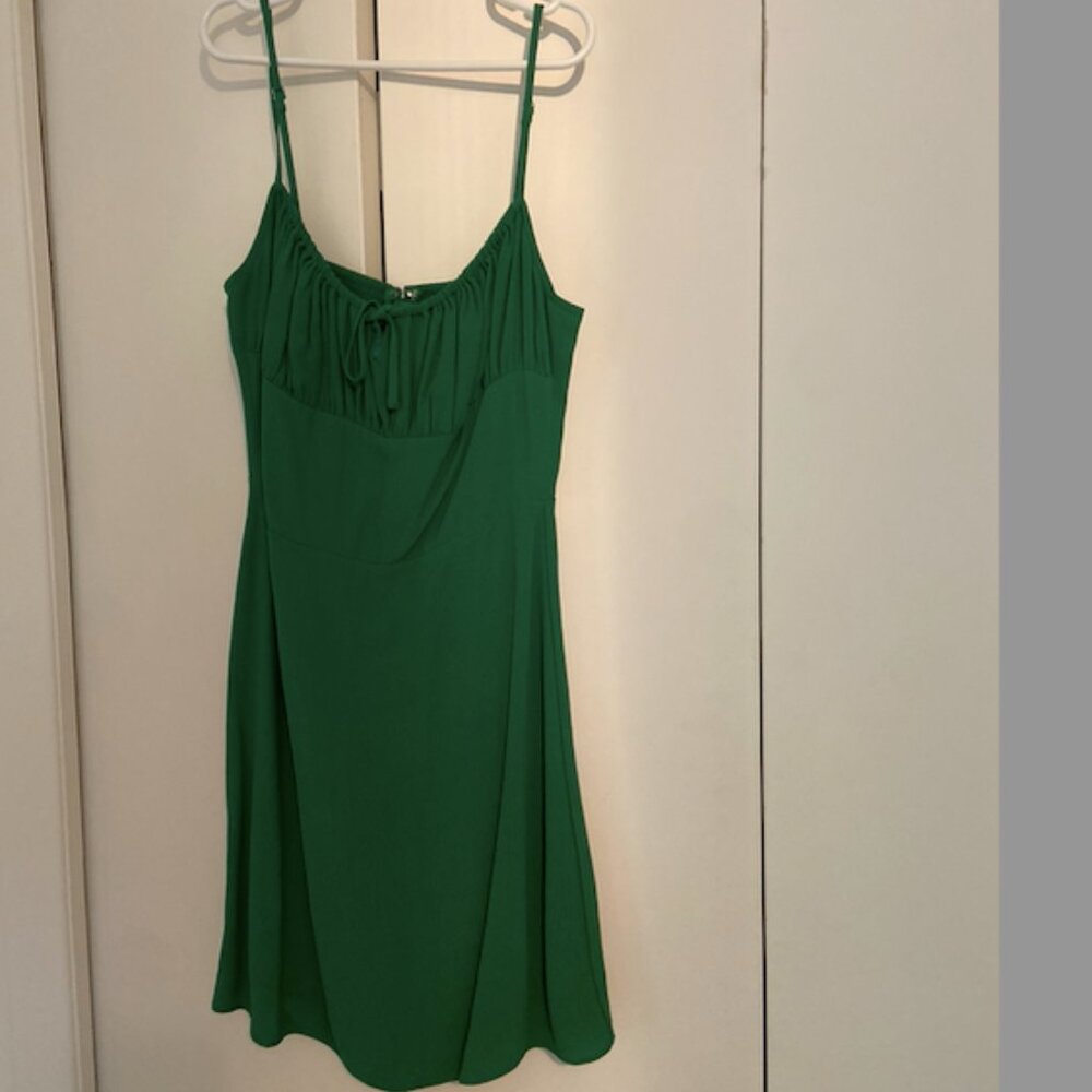 Green Aritzia mini Dress